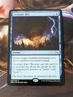 MTG Sticker CEDH EDH Cyclonic Rift - Image 1