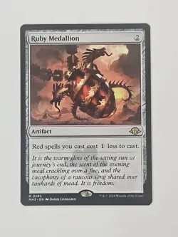 MTG - Ruby Medallion - MH3 0295 - Modern Horizons 3 - Rare #329 - Image 1
