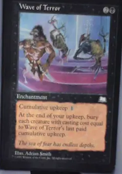 Wave of Terror - Weatherlight: #86, Magic: The Gathering Nm R107 - Image 1