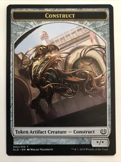 MTG Kaladesh Construct Token 002/012 NM - Image 1