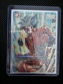 Son Goku FB02-119 1st Anniversary Promo Alternate Art Dragon Ball Card Fusion Wo - Image 1