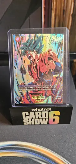 Son Goku FB02-119 1st Anniversary Promo Alternate Art Dragon Ball Card Fusion Wo - Image 1