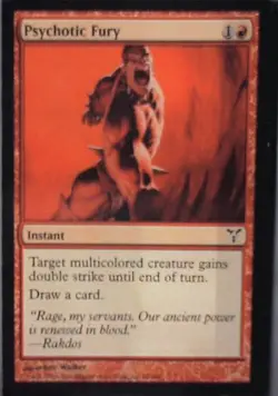 Psychotic Fury - Dissension: #68, Magic: The Gathering Lp R99 - Image 1