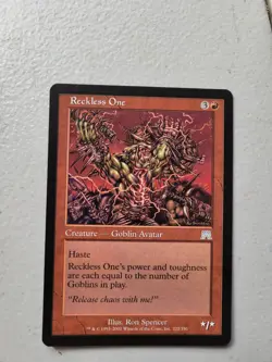 1 x Reckless One - Onslaught MTG EOF NM Free Shipping - Image 1