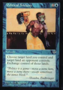 Political Trickery - Mirage: #81, Magic: The Gathering Lp R97 - Image 1