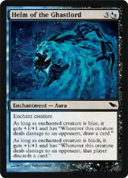 Helm of the Ghastlord Shadowmoor MtG NM - Image 1
