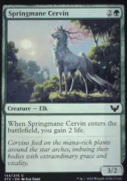 Springmane Cervin - Strixhaven: School of Mages: #144, MTG Nm R86 - Image 1