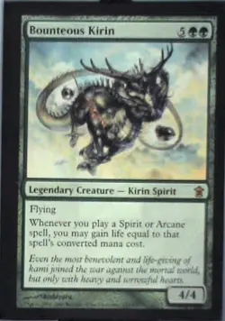 Bounteous Kirin - Saviors of Kamigawa: #123, Magic: The Gathering Nm R86 - Image 1