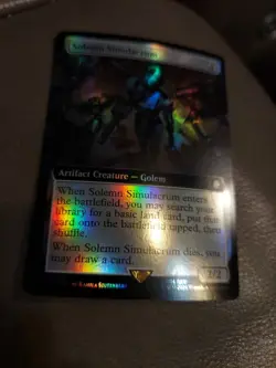 Solemn Simulacrum (Extended Art) Universes Beyond: Fallout Foil - Image 1