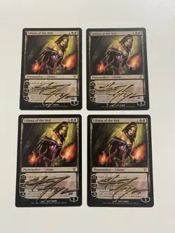 4x Liliana of the Veil Innistrad Regular Shadow Signed - Image 1