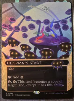 Thespian's Stage (0044) (Borderless Foil) - MTG - Edge of Eternities - Near Mint - Image 1