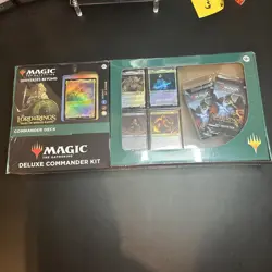 Magic The Gathering Deluxe Commander Deck Kit Set Lord Of The Rings * Sealed * - Image 1