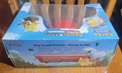 Sealed Pokemon Pikachu & Eevee Poke Ball Collection Box 5x Packs 2018 - Image 3