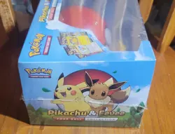 Sealed Pokemon Pikachu & Eevee Poke Ball Collection Box 5x Packs 2018 - Image 4