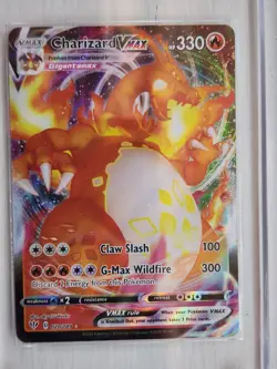 Pokemon TCG Charizard VMAX Darkness Ablaze Holo Ultra Rare Card 020/189 - Image 2