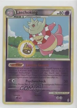 Slowking German Reverse Foil Pokemon HeartGold & SoulSilver Call of Legends 10cj - Image 1