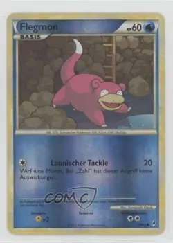 Slowpoke German Reverse Foil Pokemon HeartGold & SoulSilver Call of Legends 10cj - Image 1