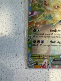 Pokemon TCG Leafeon EX Prismatic Evolutions Card 006/131 Stamped Promo 💎 NM / M - Image 2