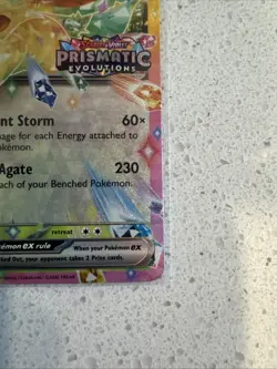 Pokemon TCG Leafeon EX Prismatic Evolutions Card 006/131 Stamped Promo 💎 NM / M - Image 3
