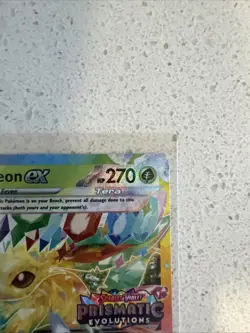 Pokemon TCG Leafeon EX Prismatic Evolutions Card 006/131 Stamped Promo 💎 NM / M - Image 4