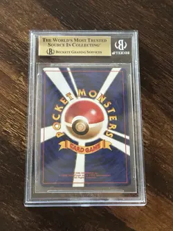 Pokemon 1999 Blastoise Japanese CD Promo Lightning Bolt #009 BGS 10 - Image 2