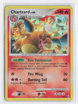 Pokemon Charizard 1/99 Arceus Cracked Ice Holo Rare - Image 1