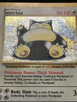 Snorlax - 11/64 - Pokemon Jungle Unlimited Holo Rare Card WOTC LP/MP - Image 3