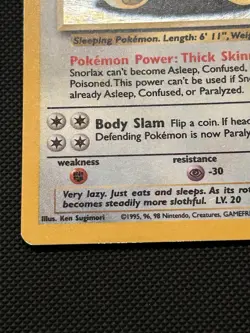 Snorlax - 11/64 - Pokemon Jungle Unlimited Holo Rare Card WOTC LP/MP - Image 4