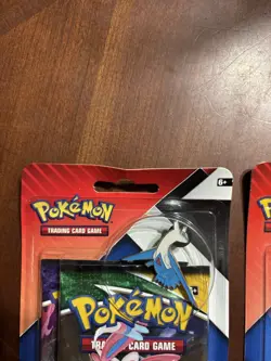 Pokemon TCG “Evolving Skies Chilling Reign” 2 pack blister - Latios Jirachi Pins - Image 4