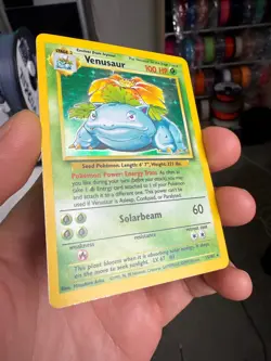 Pokemon TCG Base Set Venusaur Holo Rare Card 15/102 - Image 2