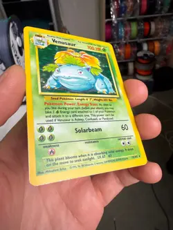 Pokemon TCG Base Set Venusaur Holo Rare Card 15/102 - Image 3