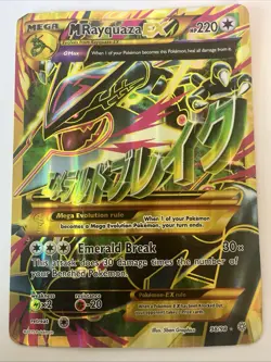M Rayquaza EX Jumbo Card (Holo Shiny Full Art) 98/98 XY-Ancient Origins - Image 1