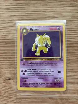 Hypno - 23/62 - Fossil 1st Edition - Pokemon TCG - Non Holo - NM - Image 1