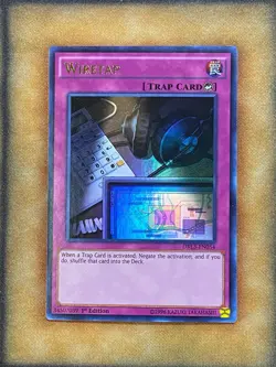 Yugioh Wiretap DRL3-EN054 Ultra Rare 1st Ed NM - Image 1