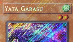 Yugioh Yata Garasu LOD-000 1st Edition Secret Rare Holo Bleed Konami 2003 - Image 3