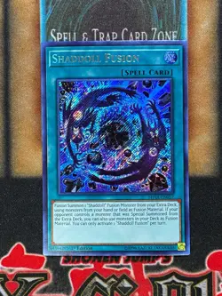 Yugioh Shaddoll Fusion SHVA-EN057 Secret Rare 1st Ed LP - Image 1