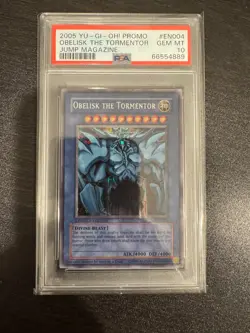 Obelisk the Tormentor JMP-EN004 (PSA 10) Prismatic-Secret Rare Yu-Gi-Oh! - Image 1