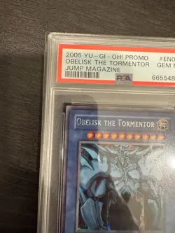 Obelisk the Tormentor JMP-EN004 (PSA 10) Prismatic-Secret Rare Yu-Gi-Oh! - Image 4