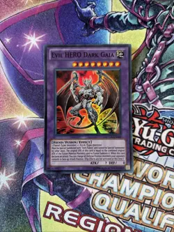 (YBL) Yu-Gi-Oh! Evil Hero Dark Gaia LCGX-EN069 Super Rare Unlimited LP - Image 1