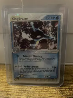 2003 Pokemon Kingdra EX Dragon Ultra Rare Holo Card 92/97 - Image 1