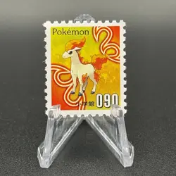 Ponyta Pokemon Stamp Card Shogakukan Nintendo Japanese TCG Vintage S113-12 - Image 1
