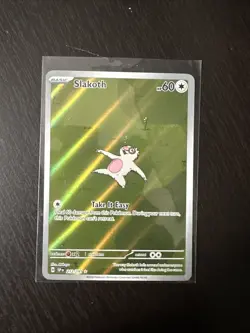 Slakoth Full Art Holo Illustration Rare Card 212/191 Sv08: Surging Sparks - Image 1