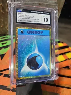 Water Energy Pokemon 2023 Japenese Trading Card Game Classic Holo Blastoise& Sui - Image 2