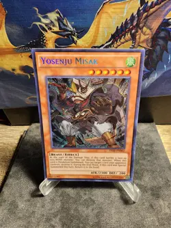 Yu-Gi-Oh TCG Yosenju Misak THSF-EN002 1st Edition Secret Rare Card NM - Image 1