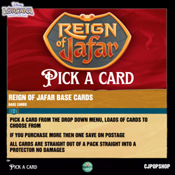 Disney Lorcana TCG - Reign Of Jafar Base Cards - Pick A Card - Image 1