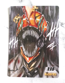 Power Denji Aki R Chainsaw Man DIR-104 Holo Foil Anime Waifu Collectible Card - Image 2