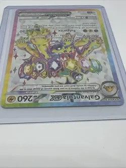 Pokemon TCG Galvantula EX Stellar Crown Holo Card 159/142 SV07 - Image 4