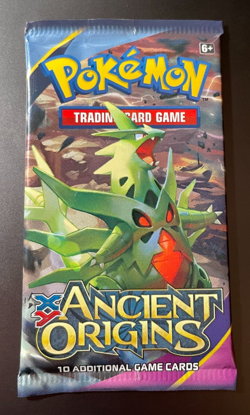 POKEMON XY ANCIENT ORIGINS Sealed 10-Card BOOSTER PACK (Tyranitar Art) - Image 1