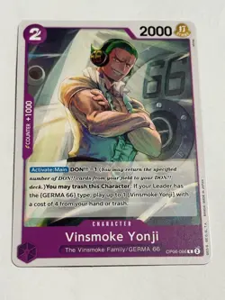 Vinsmoke Yonji OP06-066 C Wings of Captain ONE PIECE Card Game NM English - Image 1