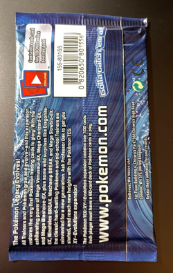 POKEMON XY EVOLUTIONS Sealed 10-Card BOOSTER PACK (Blastoise Art) - Image 2